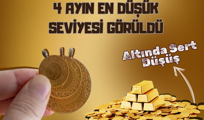Altında Sert Düşüş: 4 Ayın En Düşük Seviyesi Görüldü