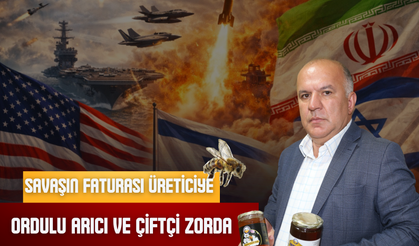 SAVAŞIN FATURASI ÜRETİCİYE: ORDULU ARICI VE ÇİFTÇİ ZORDA