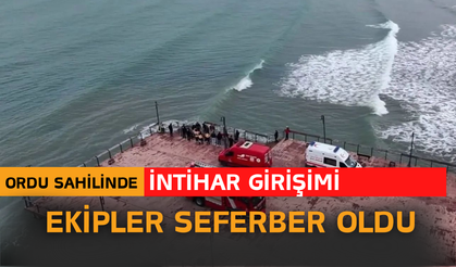 Ordu Sahilinde İntihar Girişimi: Ekipler Seferber Oldu