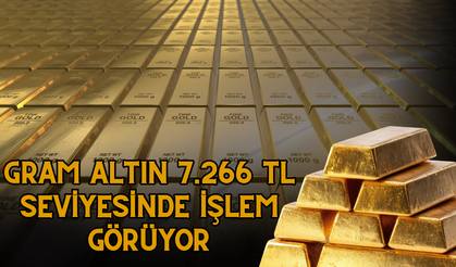 Gram Altın 7.266 TL Seviyesinde İşlem Görüyor