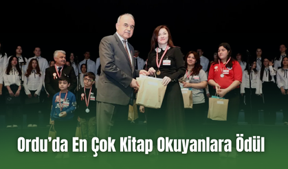 Ordu’da En Çok Kitap Okuyanlara Ödül