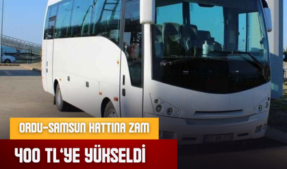 Ordu–Samsun Hattına Zam: Bilet Fiyatı 400 TL’ye Yükseldi
