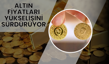 Altın Fiyatları Yükselişini Sürdürüyor