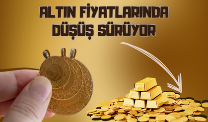 Altın Fiyatlarında Düşüş Sürüyor