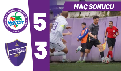 Karadeniz Ereğli Belediye Spor, Orduspor 1967’yi 5-3 Mağlup Etti