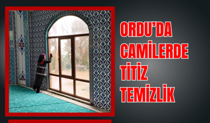 Ordu’da Camilerde Titiz Temizlik: İbadethaneler Hijyenik Hale Getiriliyor