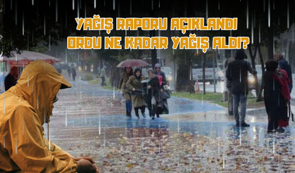 Yağış Raporu Açıklandı: Ordu Ne Kadar Yağış Aldı?