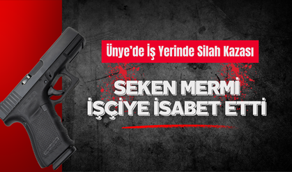 Ünye’de İş Yerinde Silah Kazası: 1 Yaralı