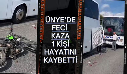 Ünye’de Feci Kaza: 1 Kişi Hayatını Kaybetti