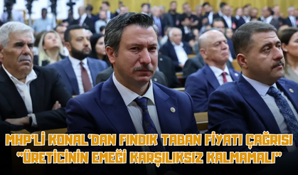 MHP'li Konal'dan Fındık Taban Fiyatı Çağrısı: "Üreticinin Emeği Karşılıksız Kalmamalı"