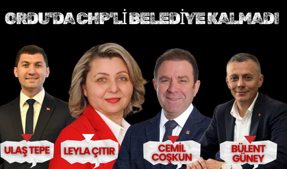 Ordu'da CHP'li Belediye Kalmadı