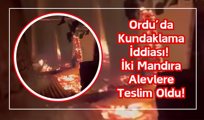 Ordu’da Kundaklama İddiası: İki Mandıra Alevlere Teslim Oldu