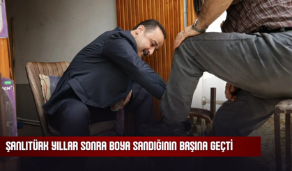 Şanlıtürk Yıllar Sonra Boya Sandığının Başına Geçti