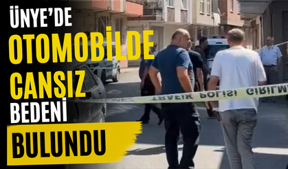 Ünye’de Otomobilde Cansız Bedeni Bulundu