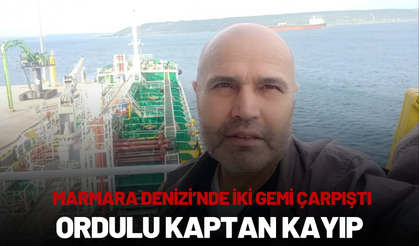 Marmara Denizi’nde İki Gemi Çarpıştı: Ordulu Kaptan Kayıp