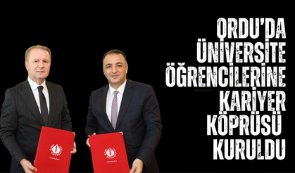 ORDU’DA ÜNİVERSİTE ÖĞRENCİLERİNE KARİYER KÖPRÜSÜ KURULDU