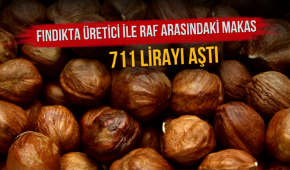 Fındıkta Üretici ile Raf Arasındaki Makas 711 Lirayı Aştı