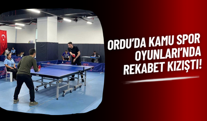 Ordu’da Kamu Spor Oyunları’nda Rekabet Kızıştı!