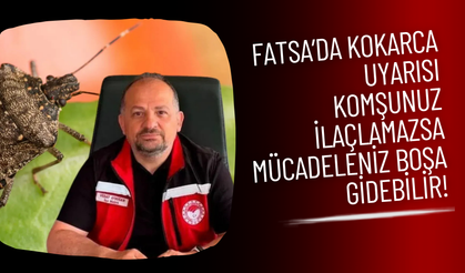 Fatsa’da Kokarca Uyarısı: Komşunuz İlaçlamazsa Mücadeleniz Boşa Gidebilir!