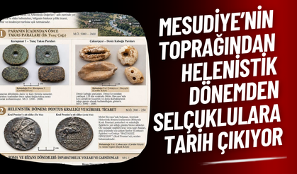 Mesudiye’nin Toprağından Helenistik Dönemden Selçuklulara Tarih Çıkıyor