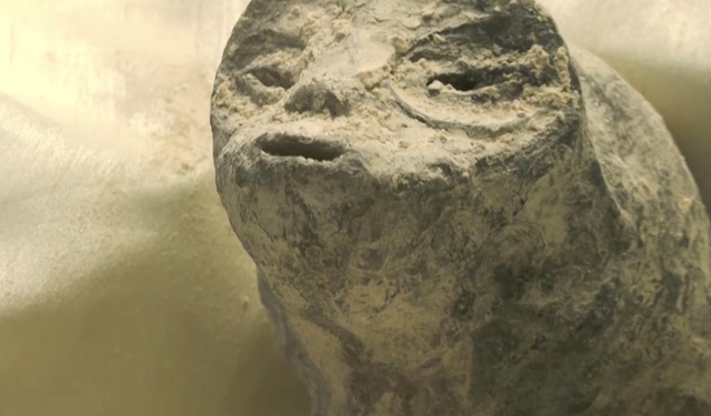 DÜNYA BU GÖRÜNTÜLERİ KONUŞUYOR! UZAYLI FOSİLİ GÖRÜNTÜLENDİ!