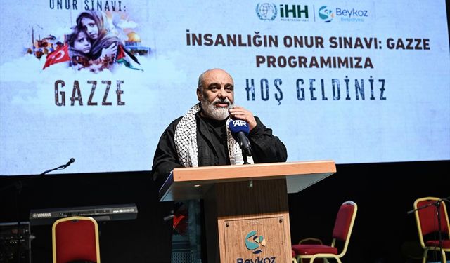 İSTANBUL - İHH ve Beykoz Belediyesince "İnsanlığın onur sınavı Gazze" programı düzenlendi