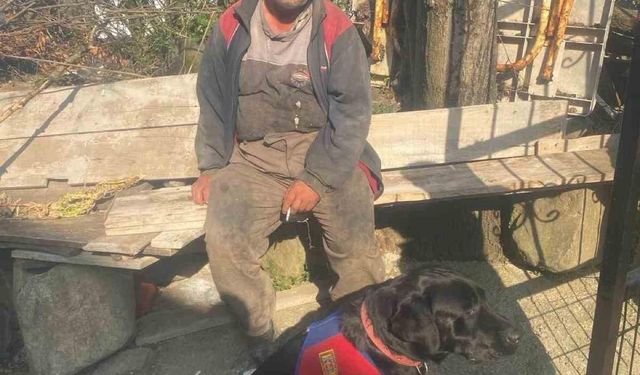 60 yaşındaki zihinsel engelli kayıp adam, 3 kilometre uzakta iz takip köpeği ile bulundu