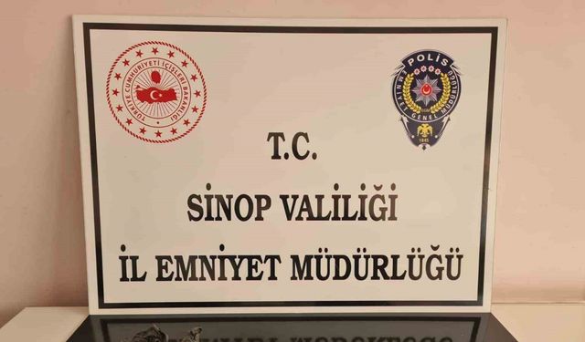 Sinop’ta şüpheli şahsın üst aramasında metamfetamin yakalandı