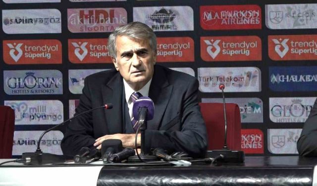 Şenol Güneş: “Oyun olarak da bizim için hayal kırıklığı”