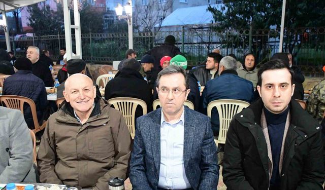 Başkan Kul, baba ocağında hemşehrileriyle iftarda buluştu