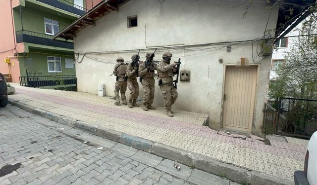 Artvin ve Trabzon´da silah kaçakçılığı operasyonu: 9 gözaltı