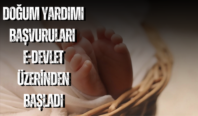 Doğum Yardımı Başvuruları e-Devlet Üzerinden Başladı