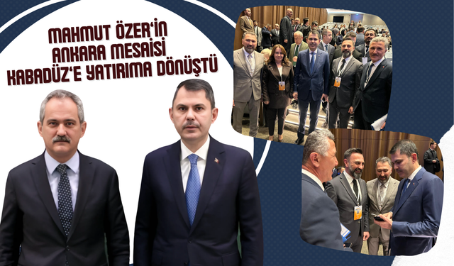Mahmut Özer’in Ankara Mesaisi Kabadüz’e Yatırıma Dönüştü