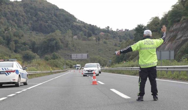 Ordu’da bir haftada yaklaşık 16 bin araç ve sürücüsü denetlendi