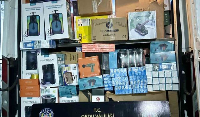 Ordu’da kaçakçılık operasyonları