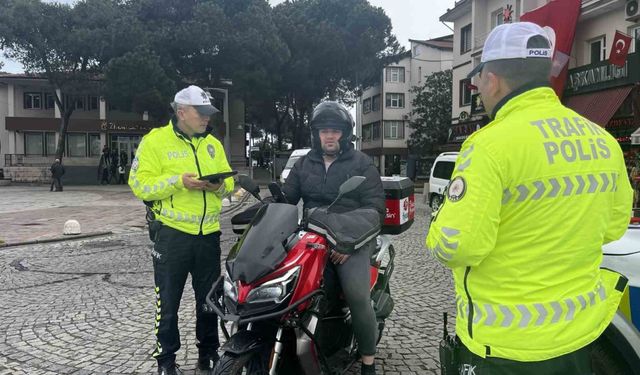 Ordu’da motosiklet sürücülerine sıkı denetim: 4 saatlik denetimde 70 bin 269 lira ceza yazıldı