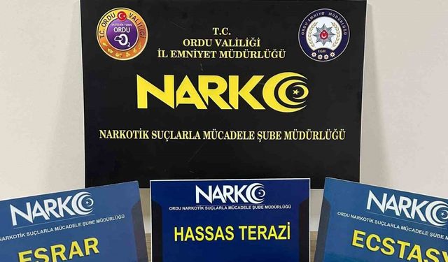 Ordu’da uyuşturucu operasyonlarında 1 tutuklama