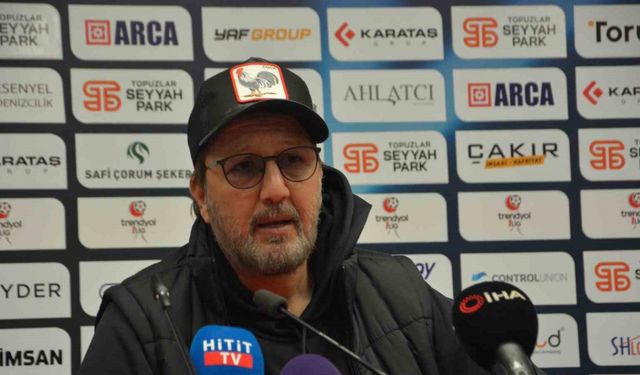 Taner Taşkın: "Bizim sezon başından beri gol yeme hastalığımız var"