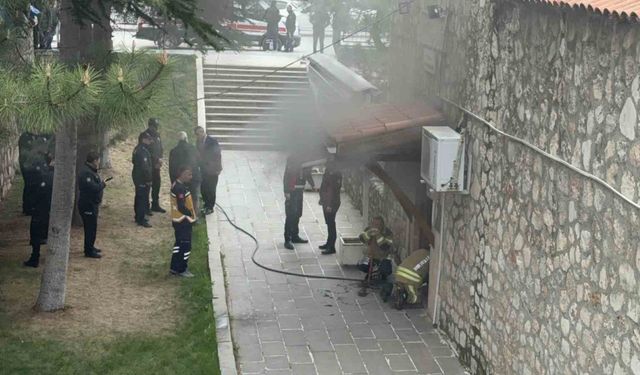 Tokat’ta 8 asırlık camide yangın çıktı