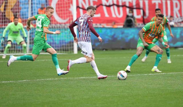 Trendyol Süper Lig: Trabzonspor: 4 - Alanyaspor: 3 (Maç sonucu)