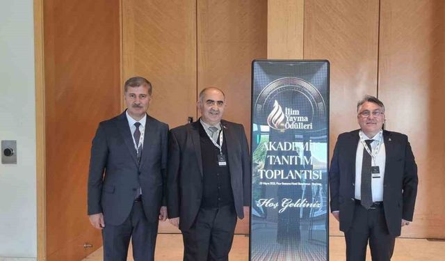 BEUN Rektörü Prof. Dr. Özölçer İlim Yayma Ödülleri akademik tanıtım toplantısına katıldı