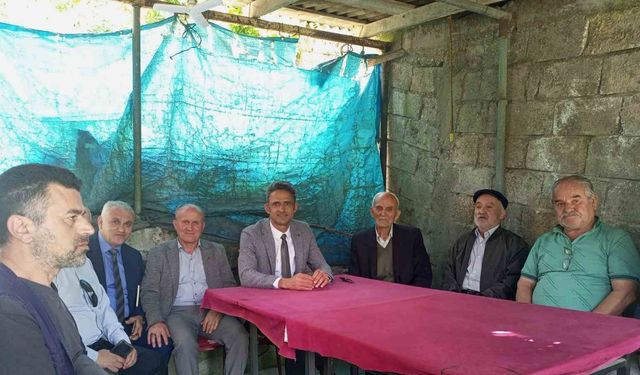 Kaymakam Kaya, köy ziyaretlerinde vatandaşlarla Buluştu