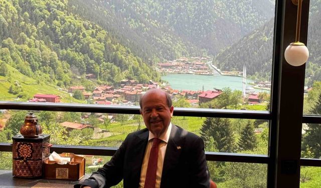 KKTC Cumhurbaşkanı Ersin Tatar, Uzungöl’e hayran kaldı