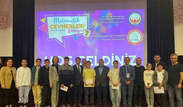 Matematik cevherleri Zonguldak’ta yarıştı