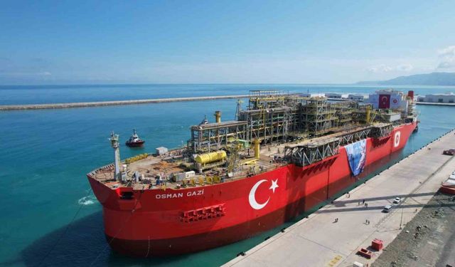 Osman Gazi Gemisi Filyos Limanı’nda