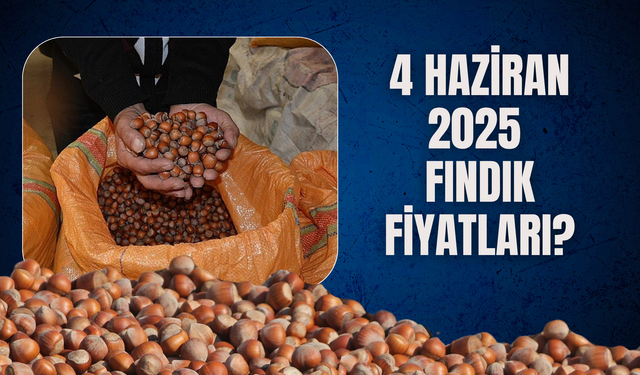 4 Haziran 2025 Fındık Fiyatları?