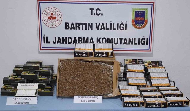 Bartın’da jandarmadan tütün operasyonu