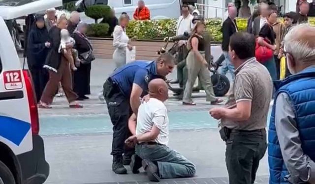 Çevreye rahatsızlık veren şüpheli gözaltına alındı