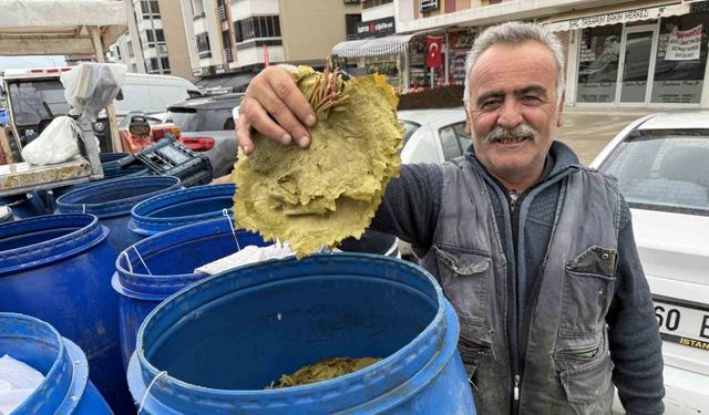 Dona rağmen Narince yaprağı pazardaki yerini aldı