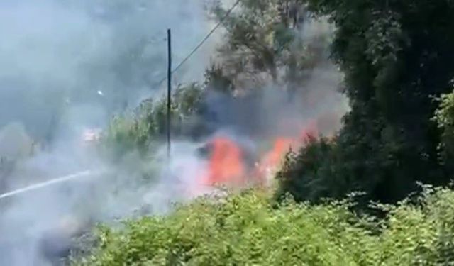 Karabük’te anız yangını büyümeden söndürüldü